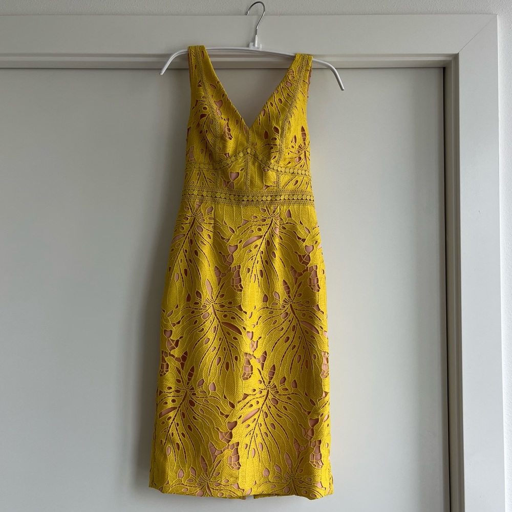 Yellow Lace Anthropologie Maeve Dress ✨NWT✨